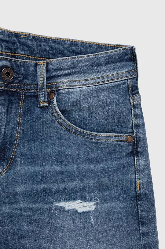 Pepe Jeans szorty jeansowe dziecięce Cashed Short Repair Materiał zasadniczy: 98 % Bawełna, 2 % Elastan, Podszewka: 65 % Poliester, 35 % Bawełna