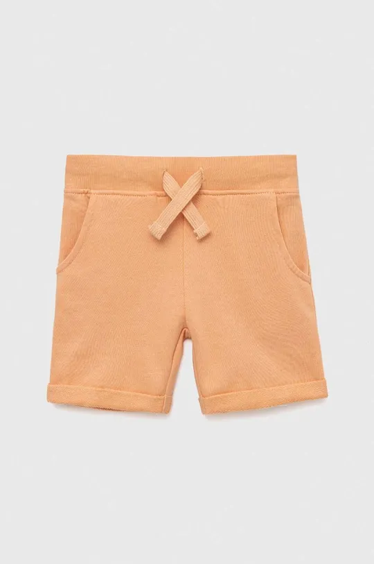 оранжевый Детские хлопковые шорты Guess Для мальчиков