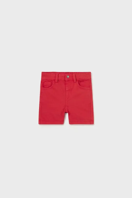 crvena Dječje pamučne kratke hlače Mayoral Za dječake
