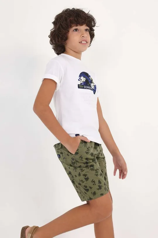 zelena Dječje pamučne kratke hlače Mayoral Za dječake