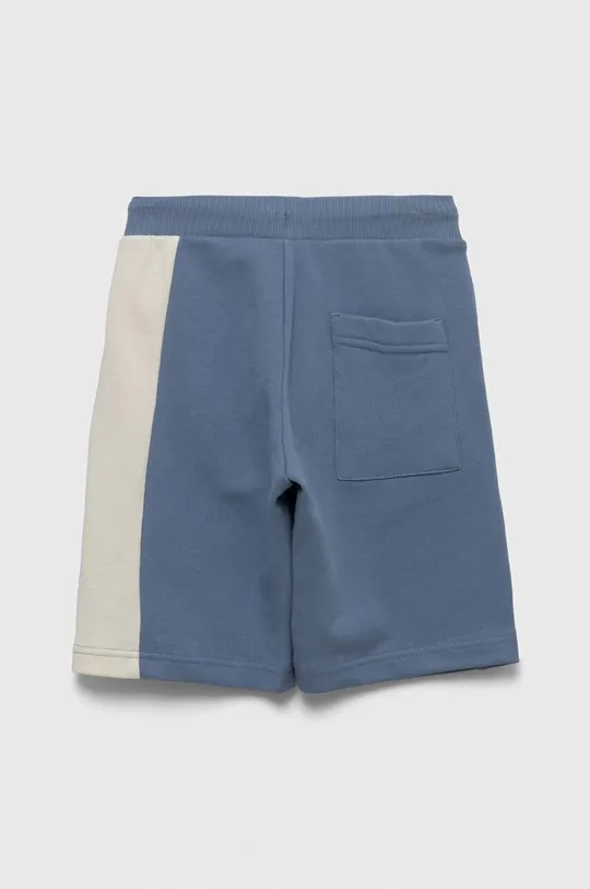 Otroške bombažne kratke hlače United Colors of Benetton modra