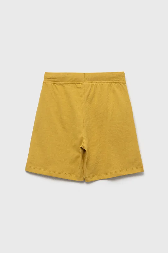Otroške bombažne kratke hlače Sisley rumena