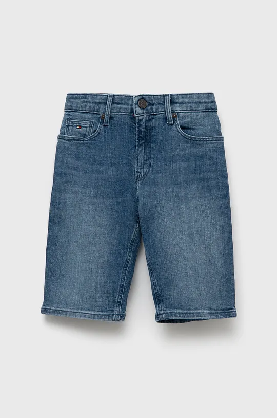 modra Otroške kratke hlače iz jeansa Tommy Hilfiger Fantovski