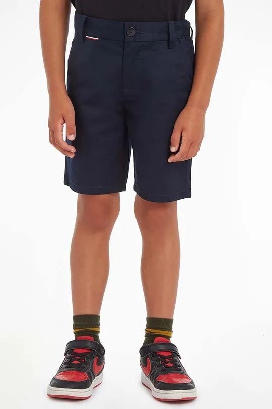 mornarsko modra Otroške kratke hlače Tommy Hilfiger Fantovski