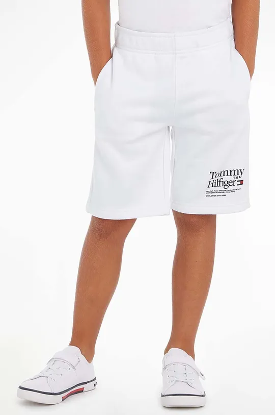 bela Otroške kratke hlače Tommy Hilfiger Fantovski