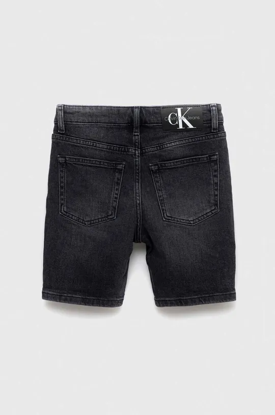 Παιδικά σορτς τζιν Calvin Klein Jeans μαύρο