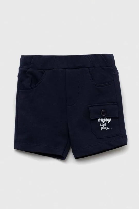 mornarsko modra Bombažne kratke hlače za dojenčke Birba&Trybeyond Fantovski