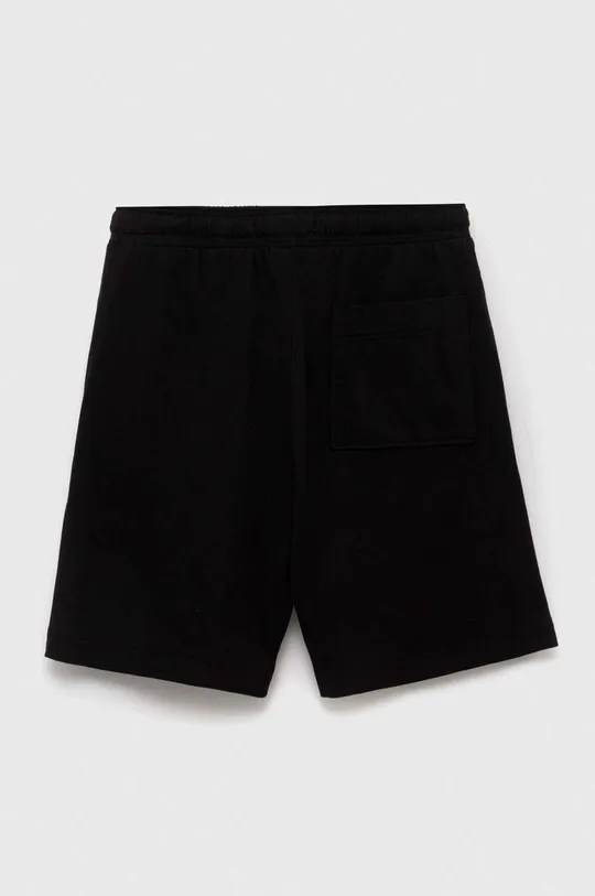 Otroške bombažne kratke hlače Calvin Klein Jeans črna
