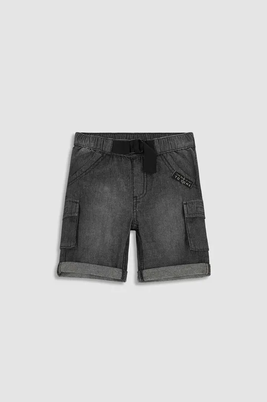 Otroške kratke hlače iz jeansa Coccodrillo siva