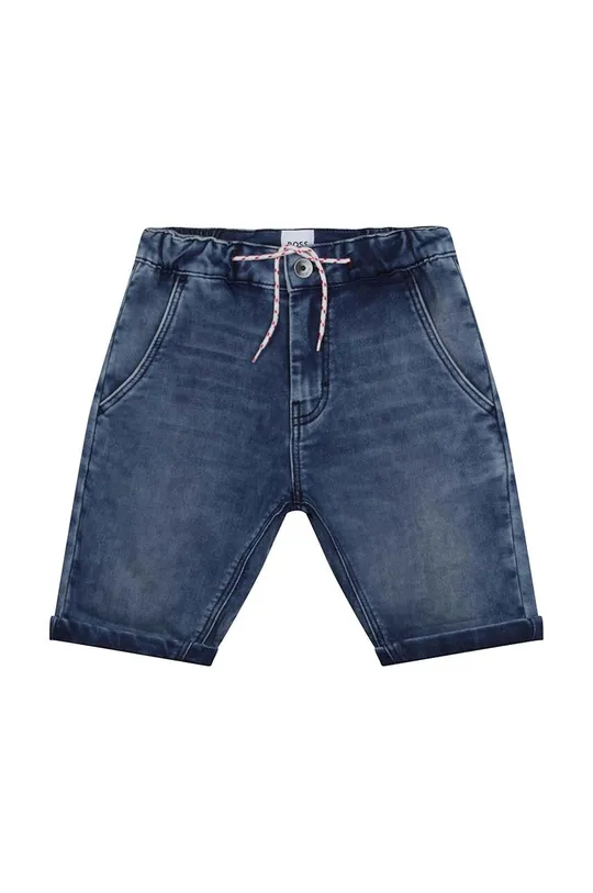 блакитний Дитячі джинсові шорти BOSS Для хлопчиків