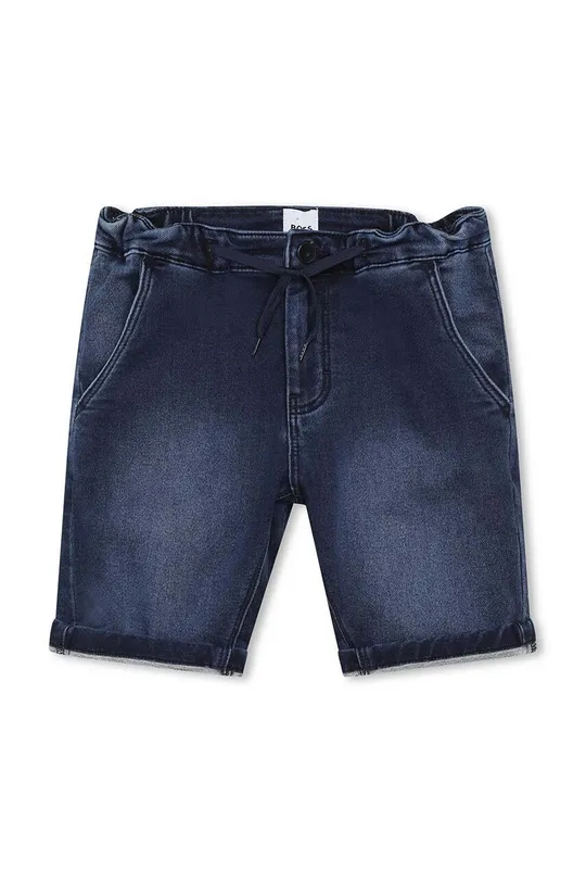 niebieski BOSS szorty jeansowe dziecięce Chłopięcy