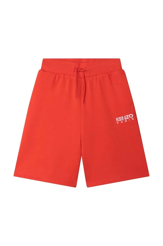 crvena Dječje pamučne kratke hlače Kenzo Kids Za dječake