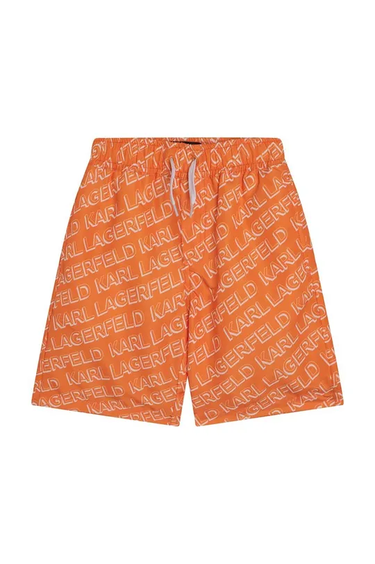 oranžová Detské plavkové šortky Karl Lagerfeld Chlapčenský