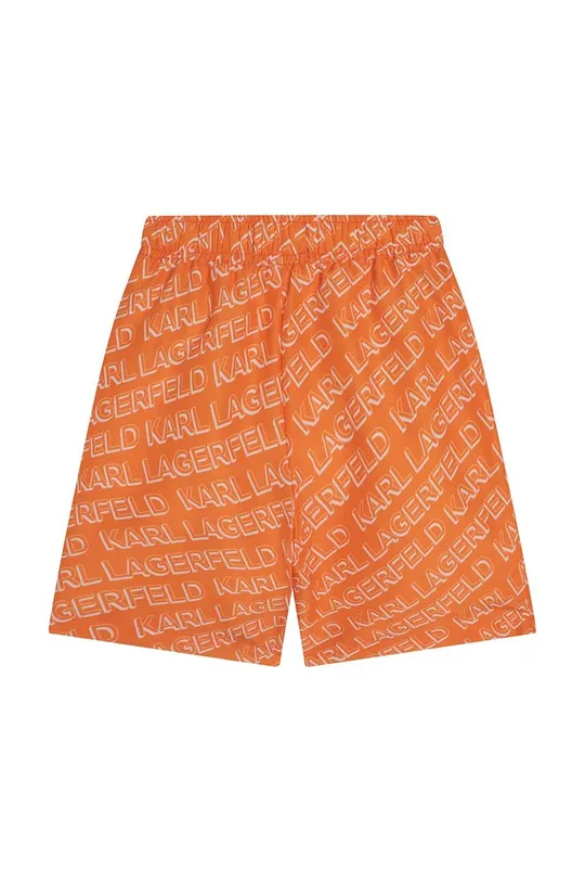 Dječje kratke hlače za kupanje Karl Lagerfeld narančasta