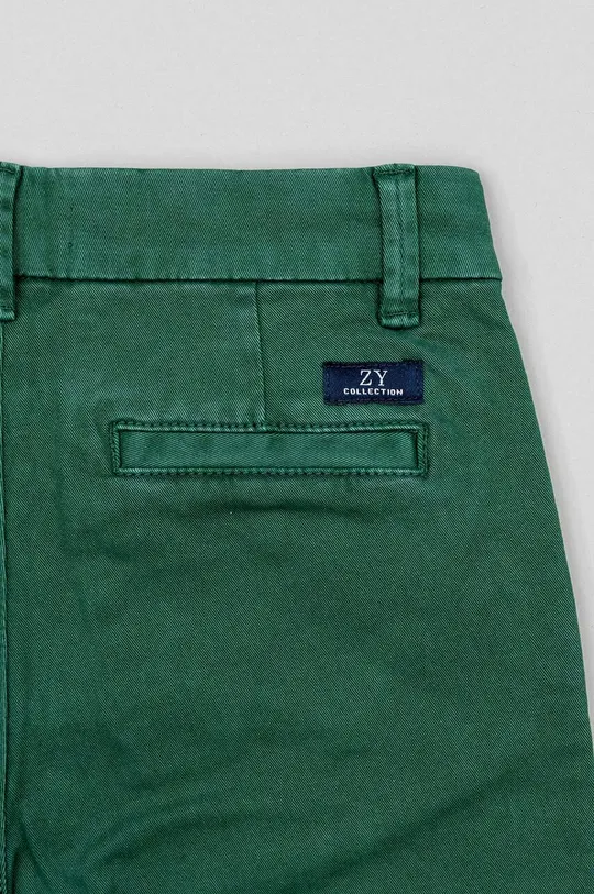 zelená Detské krátke nohavice zippy