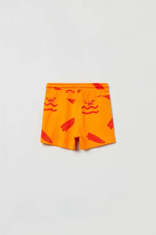 Kratke pamučne hlače za bebe OVS narančasta