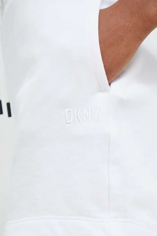 λευκό Βαμβακερό σορτσάκι DKNY