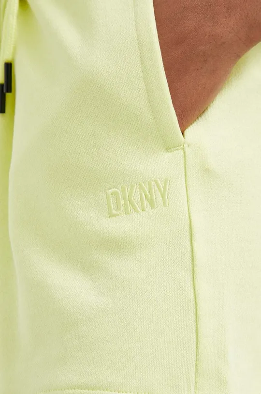 κίτρινο Βαμβακερό σορτσάκι DKNY