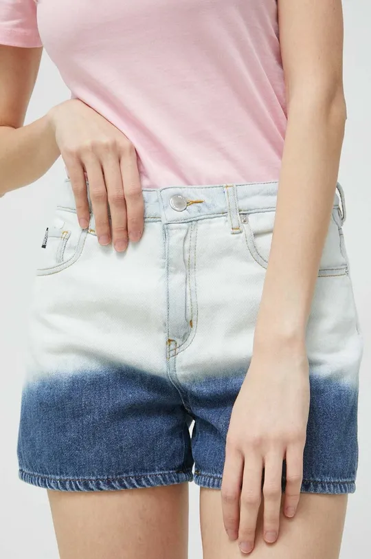modra Jeans kratke hlače Love Moschino Ženski