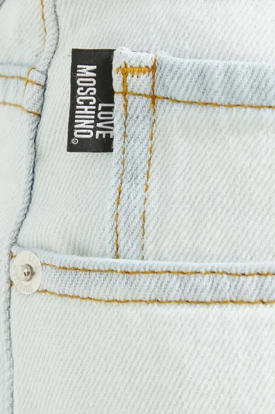 modra Jeans kratke hlače Love Moschino