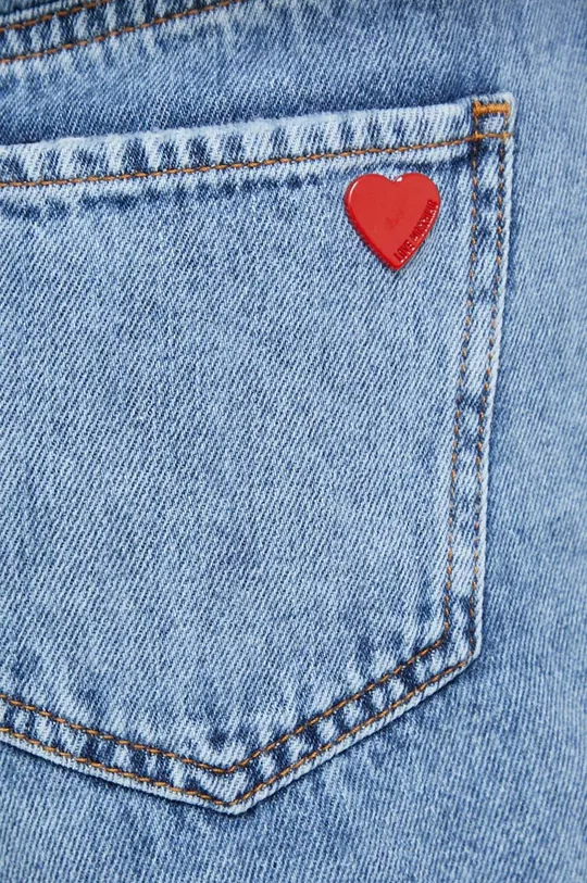 niebieski Love Moschino szorty jeansowe