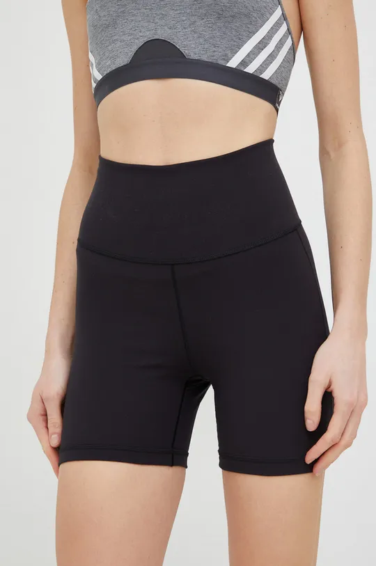 crna Kratke hlače za jogu adidas Performance Yoga Studio Ženski