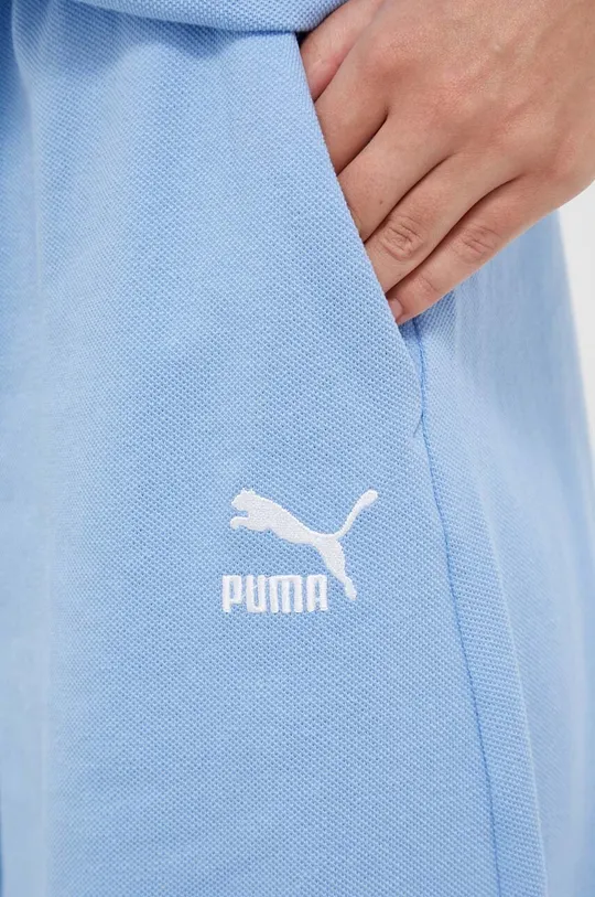 μπλε Βαμβακερό σορτσάκι Puma