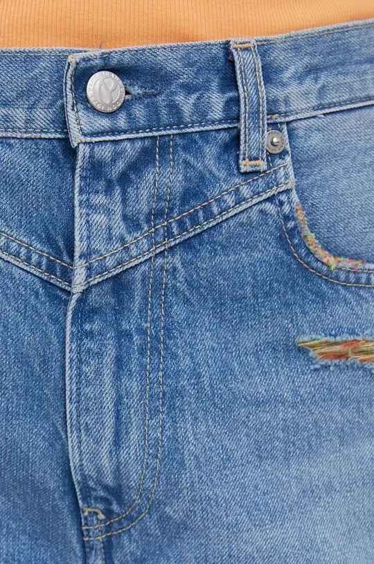niebieski Pepe Jeans szorty jeansowe Rachel