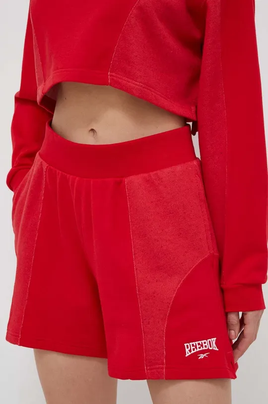 червоний Бавовняні шорти Reebok Classic Жіночий