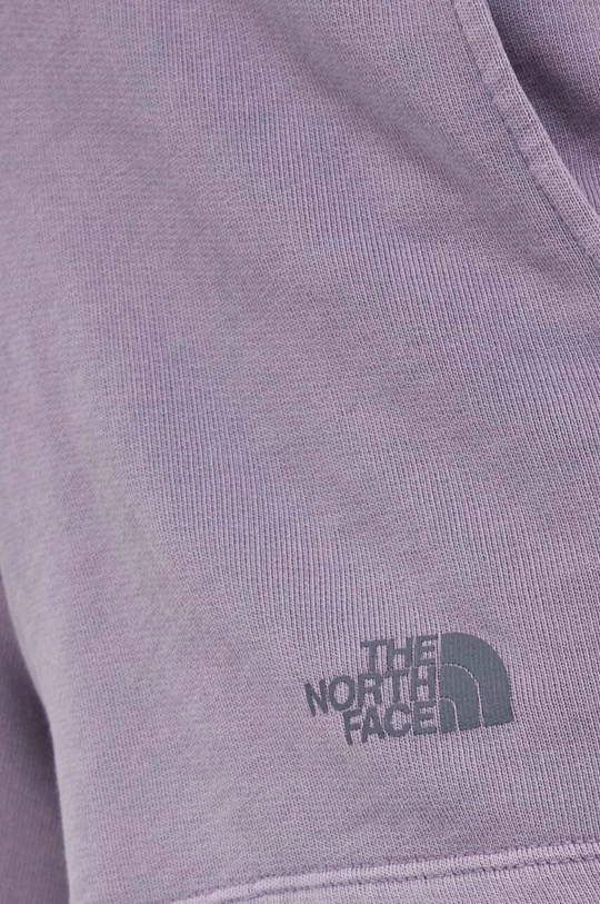 фиолетовой Хлопковые шорты The North Face