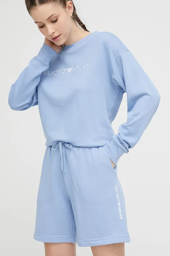μπλε Σορτς Emporio Armani Underwear Γυναικεία