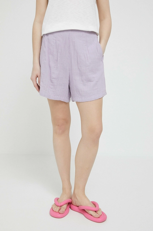 violetto Roxy pantaloncini in cotone Donna