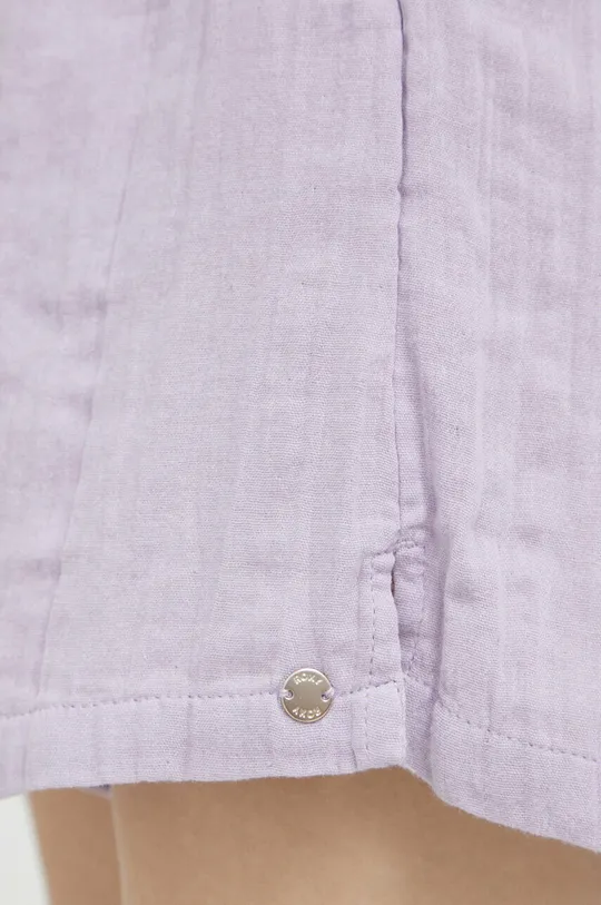 fialová Bavlnené šortky Roxy