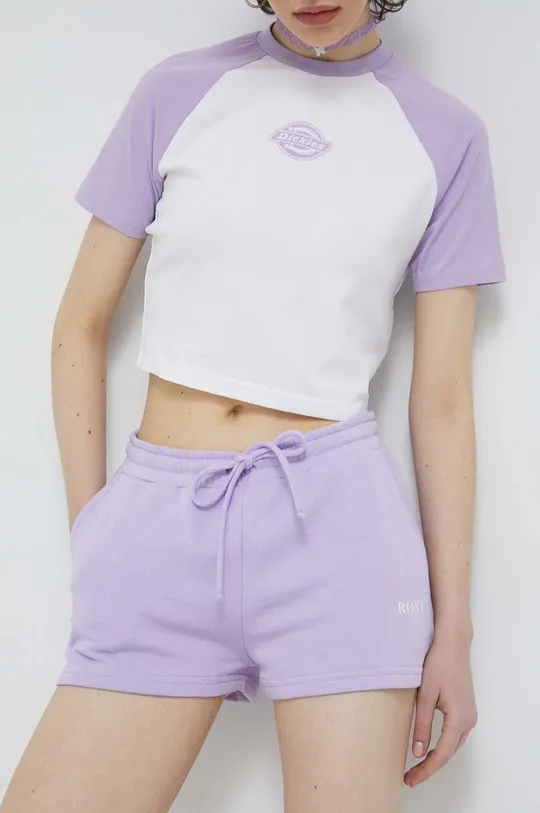 vijolična Kratke hlače Roxy Ženski
