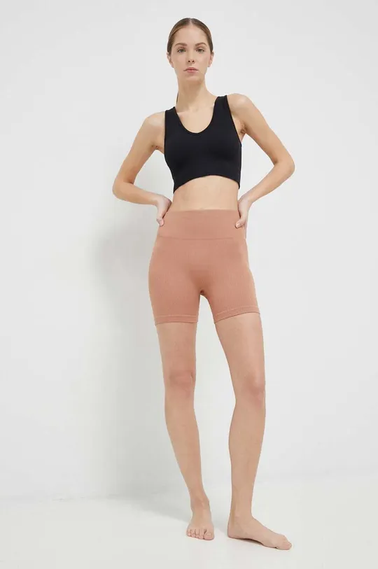 Kratke hlače za jogu Roxy Chill Out smeđa
