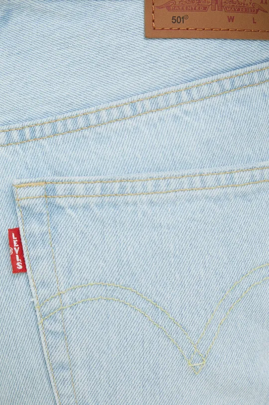 niebieski Levi's szorty jeansowe