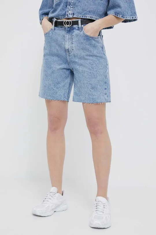 kék Calvin Klein Jeans farmer rövidnadrág Női