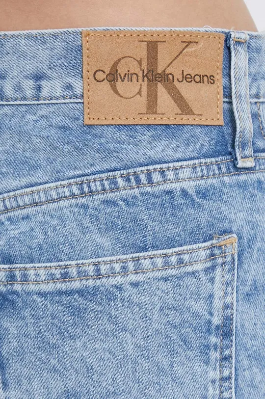 niebieski Calvin Klein Jeans szorty jeansowe