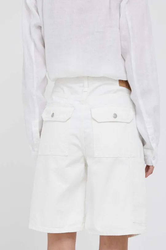 Rifľové krátke nohavice Calvin Klein Jeans  100 % Bavlna