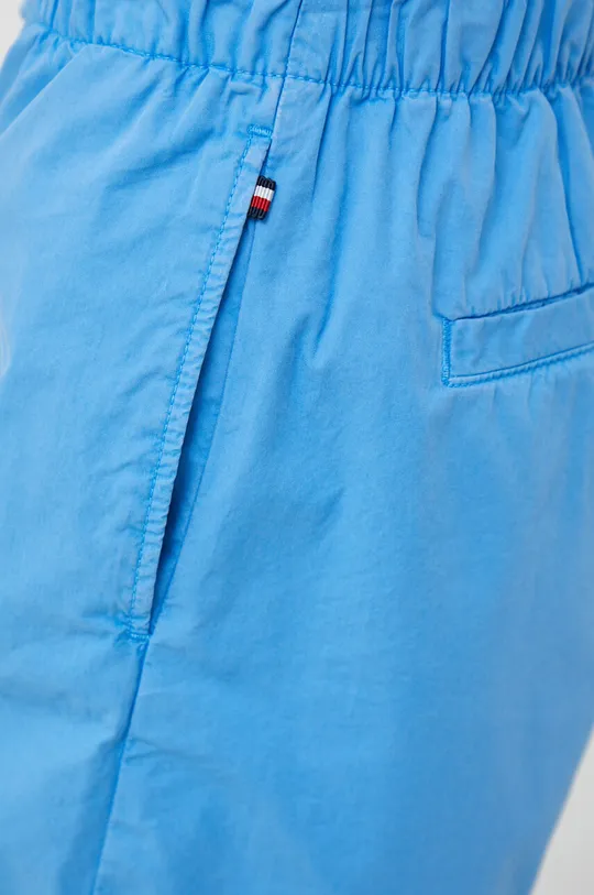 kék Tommy Hilfiger pamut rövidnadrág