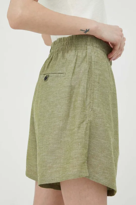 zelena Kratke hlače iz mešanice lana G-Star Raw