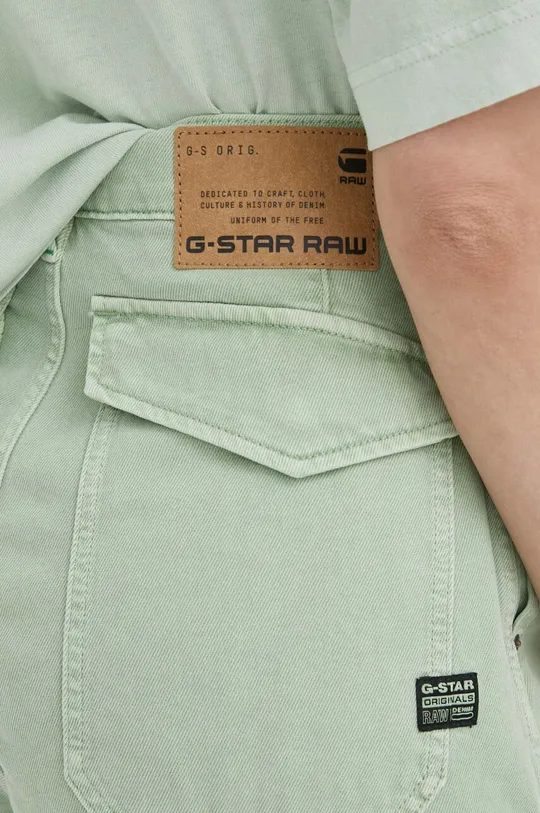 Rifľové krátke nohavice G-Star Raw Dámsky
