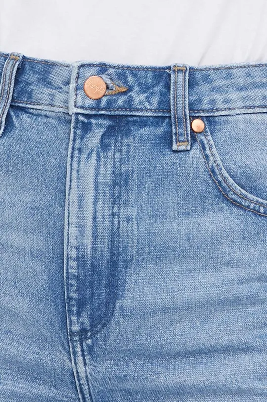 blu Wrangler pantaloncini di jeans
