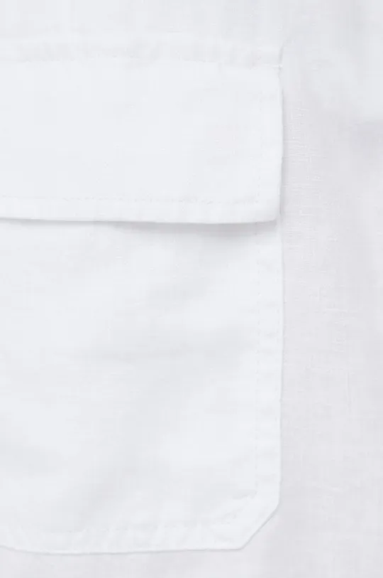 biela Ľanové šortky Lauren Ralph Lauren