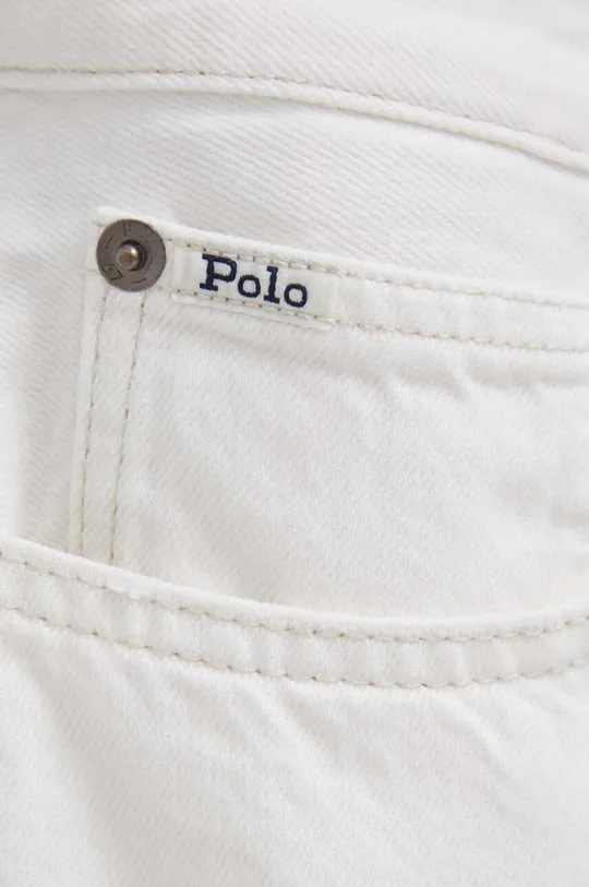 biały Polo Ralph Lauren szorty bawełniane