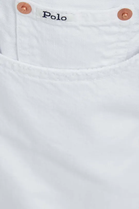 biały Polo Ralph Lauren szorty jeansowe