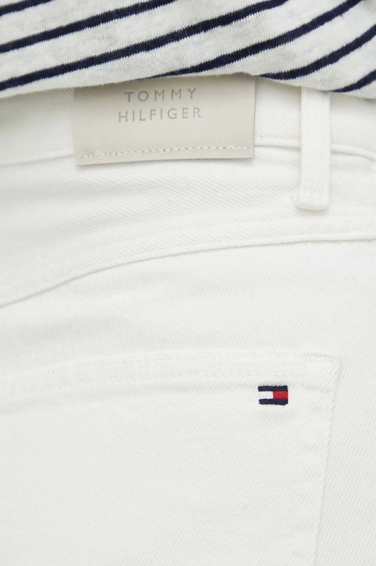 biały Tommy Hilfiger szorty jeansowe