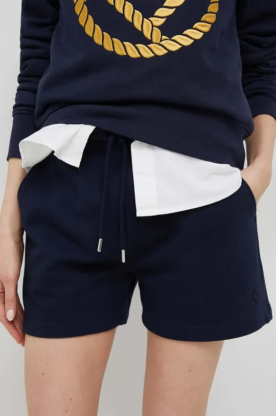mornarsko plava Pamučne kratke hlače Gant Ženski