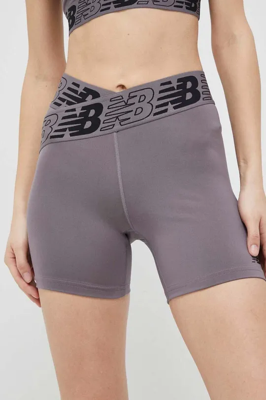 siva Kratke hlače za trening New Balance Relentless Ženski
