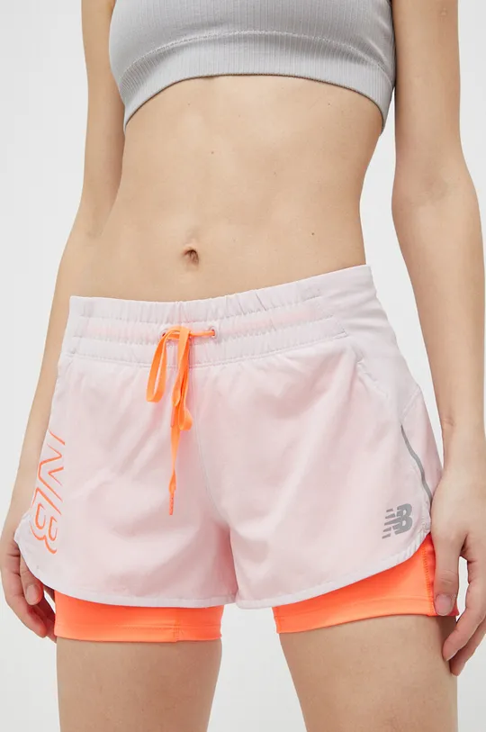 New Balance shorts da corsa Printed Impact Run rosa